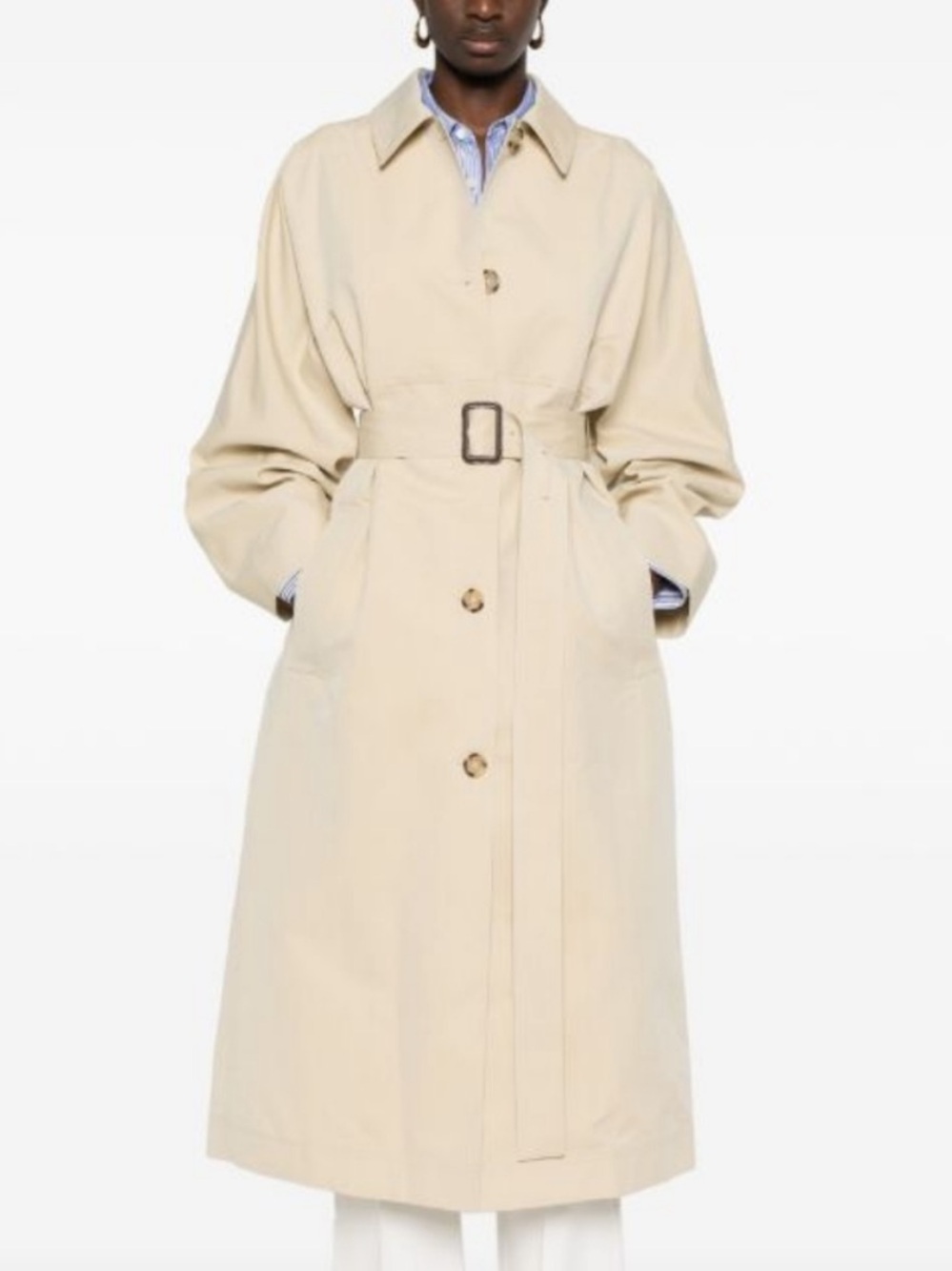TOTEME Tumbled belted trench coat